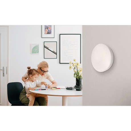 Airthings Wave Plus Smart Indoor Air Quality Monitor + Radon Detection - Lifestyle 1