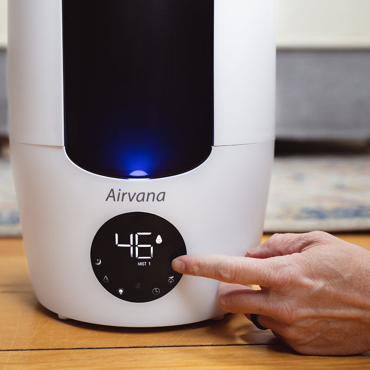 Airvana Aspire Av200Hum Ultrasonic Cool Mist Humidifier White Lifestyle 2