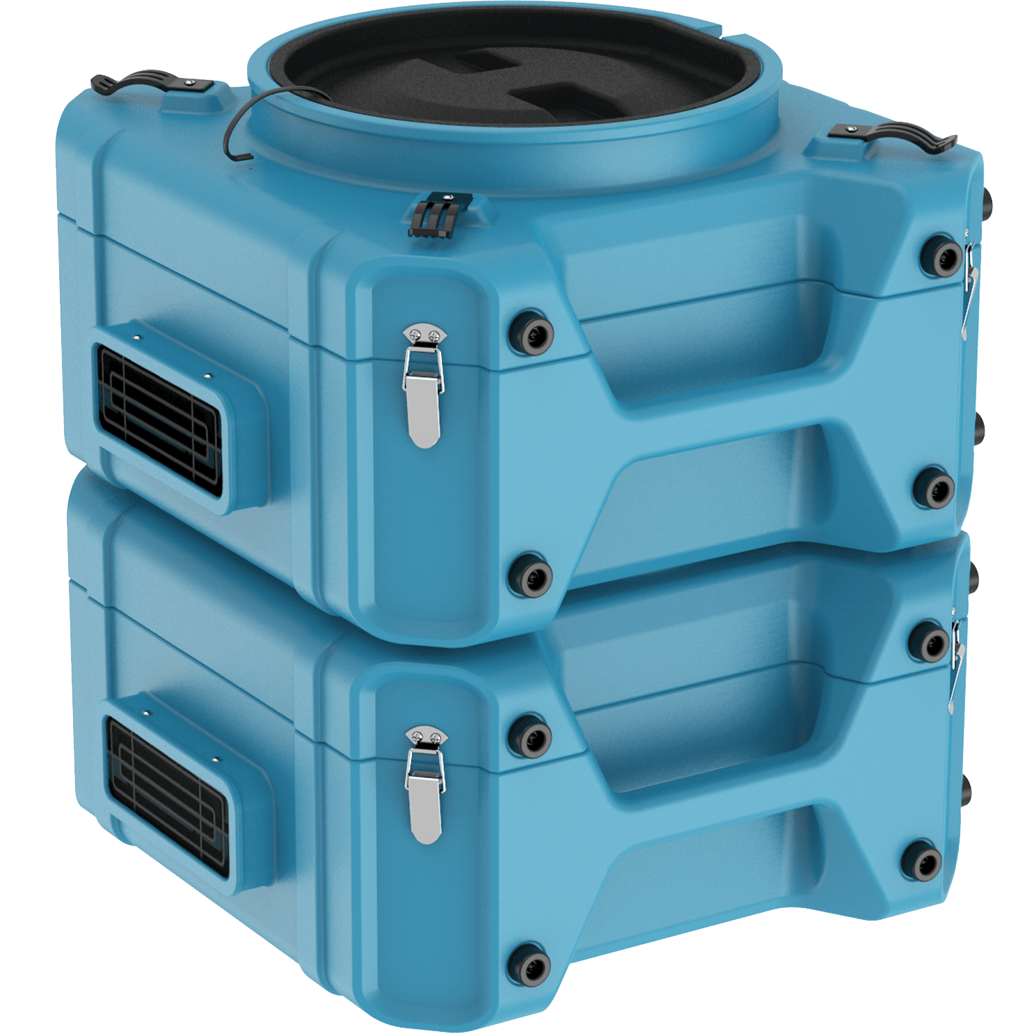 AlorAir PureAiro HEPA Pro 870 Air Scrubber - 2 Units Stacked