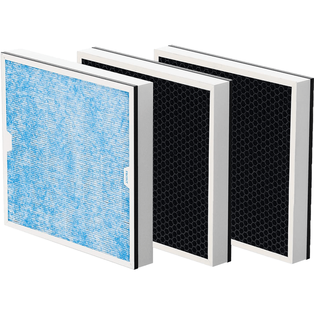 AlorAir 2-in-1 HEPA/Activated Carbon Filter Set for PureAiro HEPA Pro/Max Air Scrubber - 3 Pack - Main