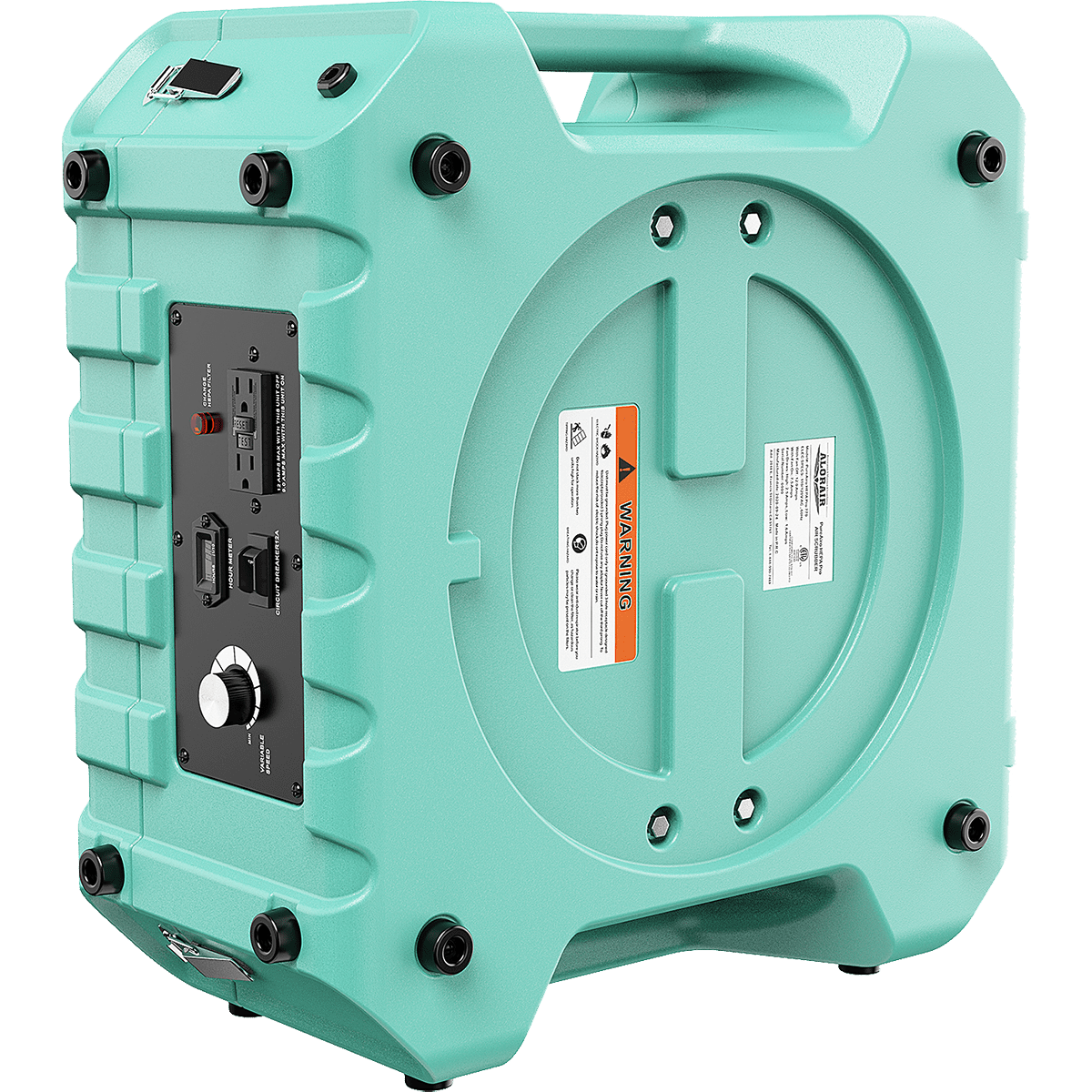 AlorAir PureAiro HEPA Pro 770 Air Scrubber - Back View