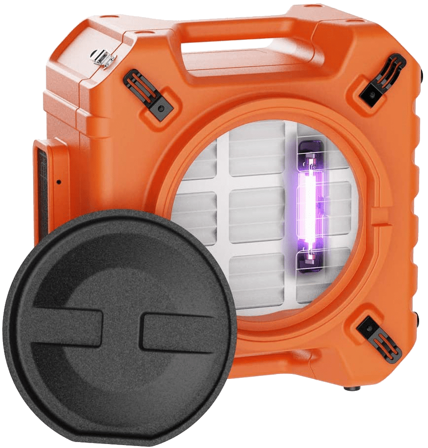 AlorAir PureAiro HEPA Pro 970 Air Scrubber with UV Light.