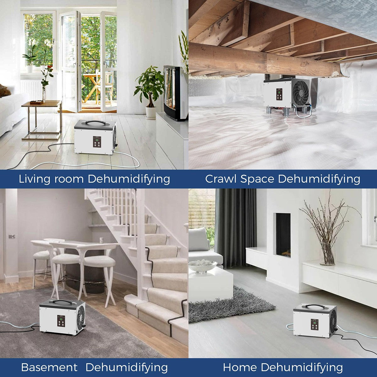 AlorAir Sentinel 35 Pint at AHAM Dehumidifier for Crawl Spaces or Basements Up to 1,000 Sq. Ft.