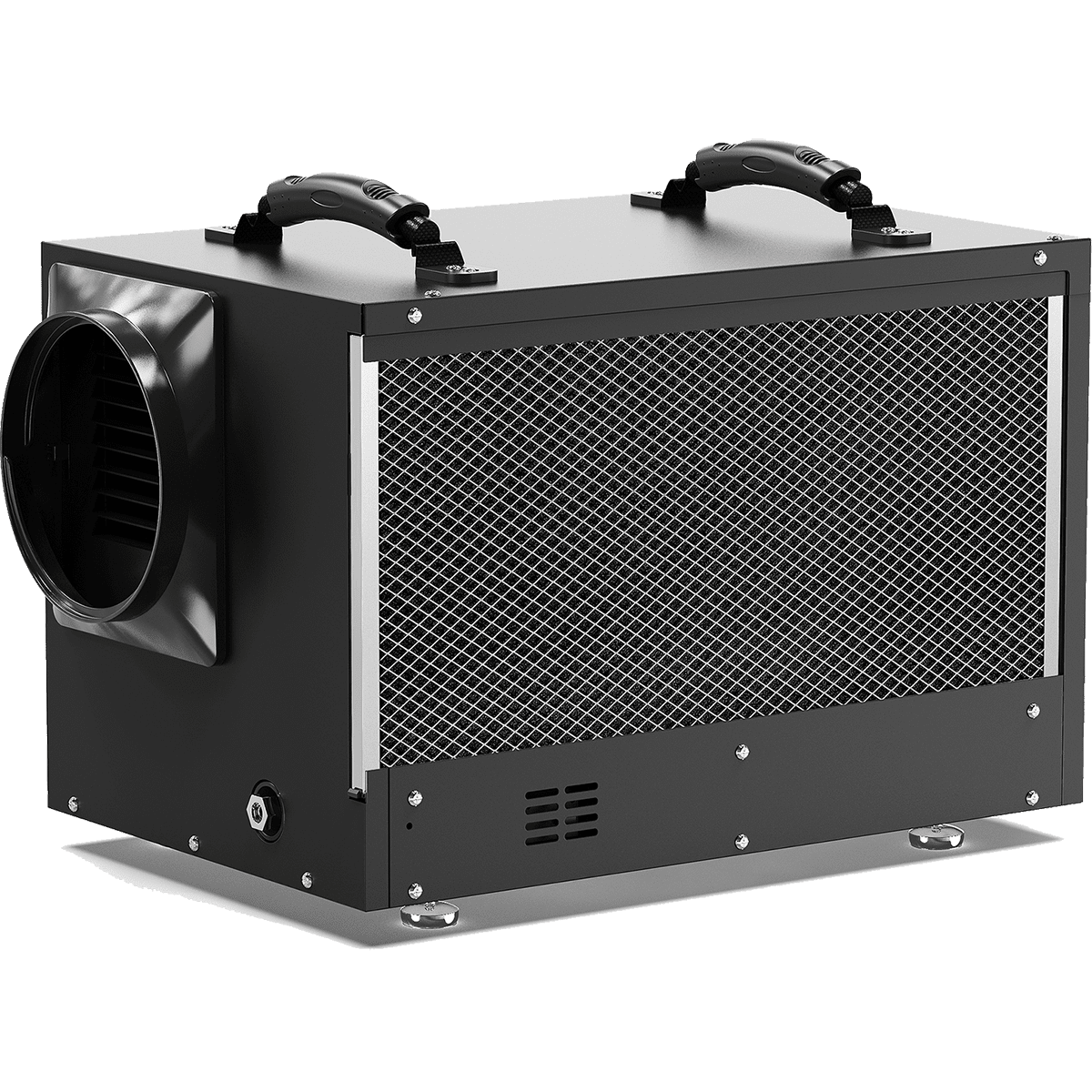 AlorAir Sentinel 55 Pint at AHAM Dehumidifier With Pump for Crawl Spaces or Basements Up to 1,300 Sq. Ft., Black - Back