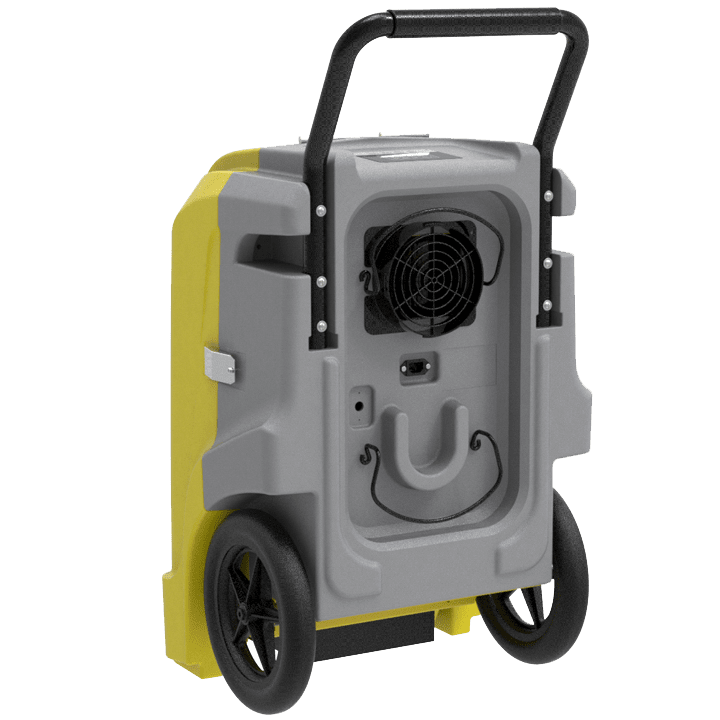 AlorAir Storm Ultra Commercial Dehumidifier - Yellow back angle