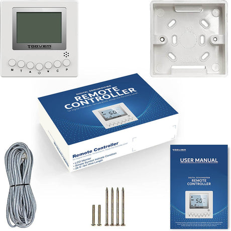 Alorair Toovem Remote Dehumidistat Controller - contents