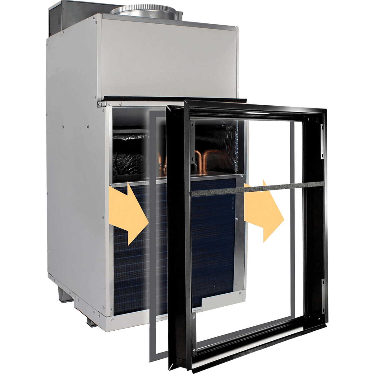 Amana 18,000 BTU Vertical Terminal Air Conditioner w/ Heat Pump - Frame