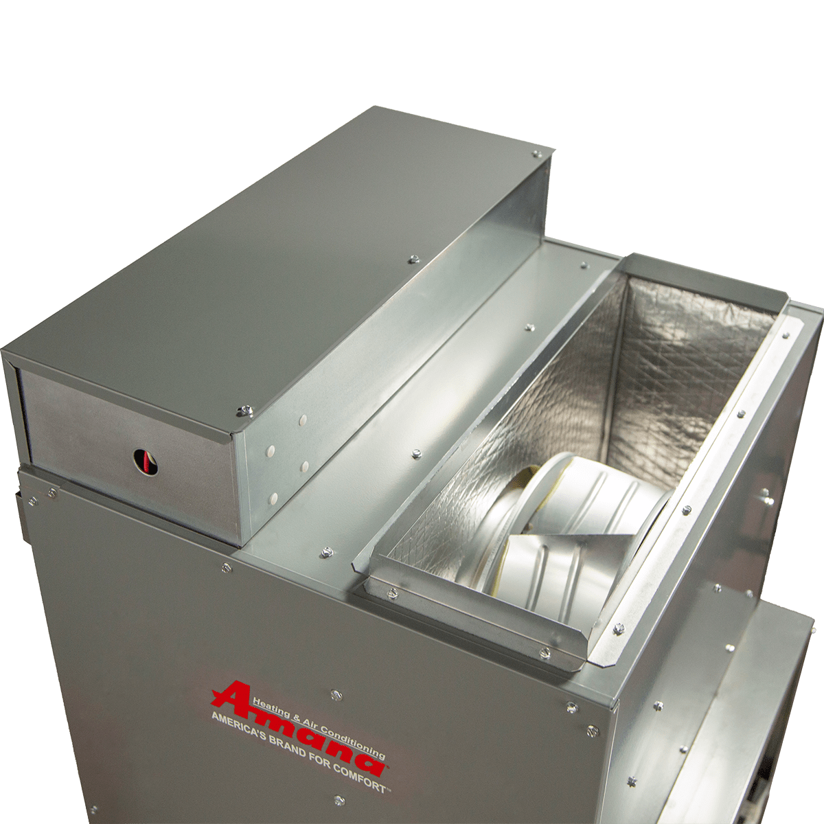 Amana 18,000 BTU Vertical Terminal Air Conditioner w/ Heat Pump - Top View Interior