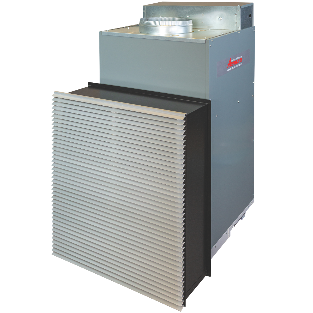 Amana 18-24k BTU Vertical Terminal Air Conditioner Heat Pump - w/ Grille Angle 2