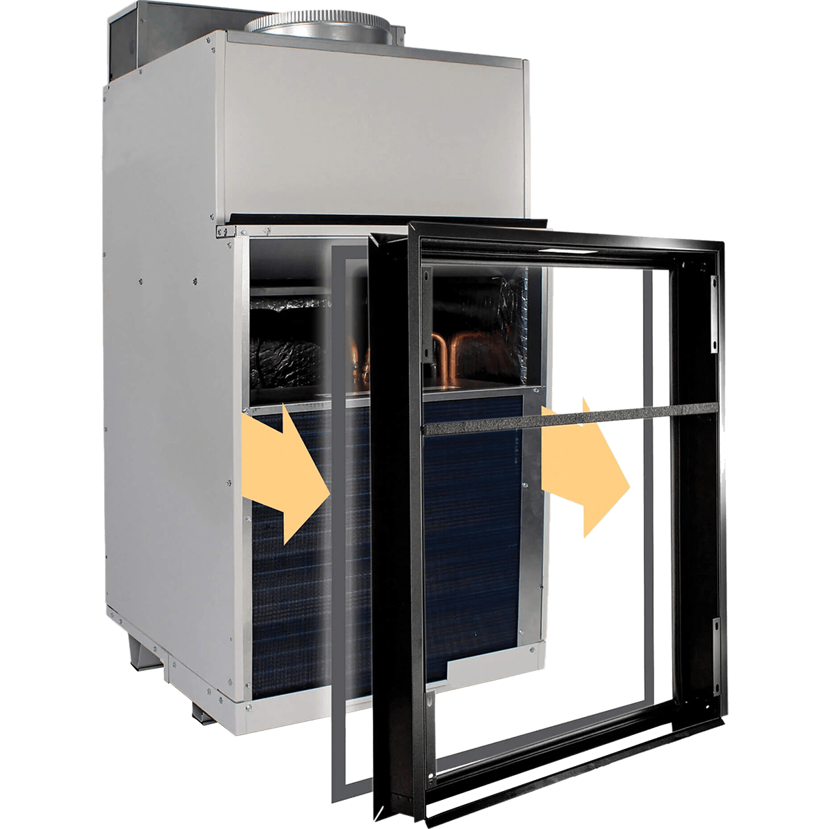 Amana 22,500 BTU Vertical Terminal Air Conditioner with Heat Pump - Frame