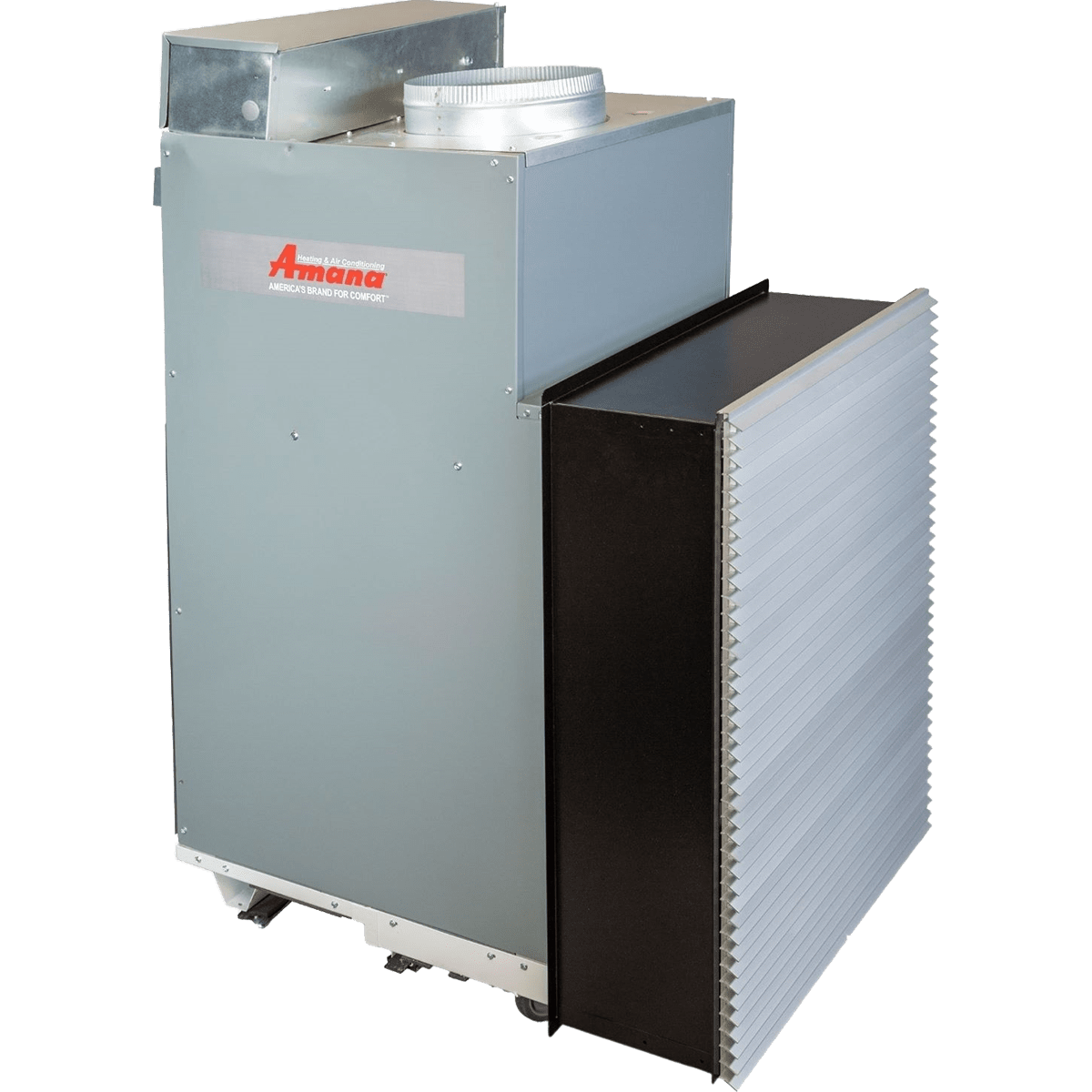 Amana 22,500 BTU Vertical Terminal Air Conditioner w/ Heat Pump - Side Angle View