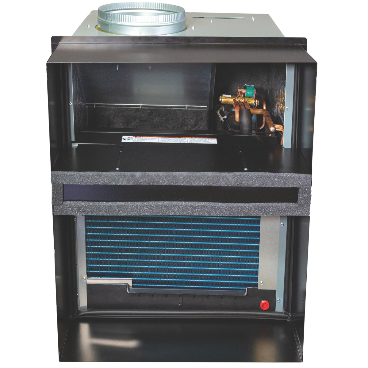 Amana 9k-12-k BTU Vertical Terminal Air Conditioner Heat Pump -  Front Interior