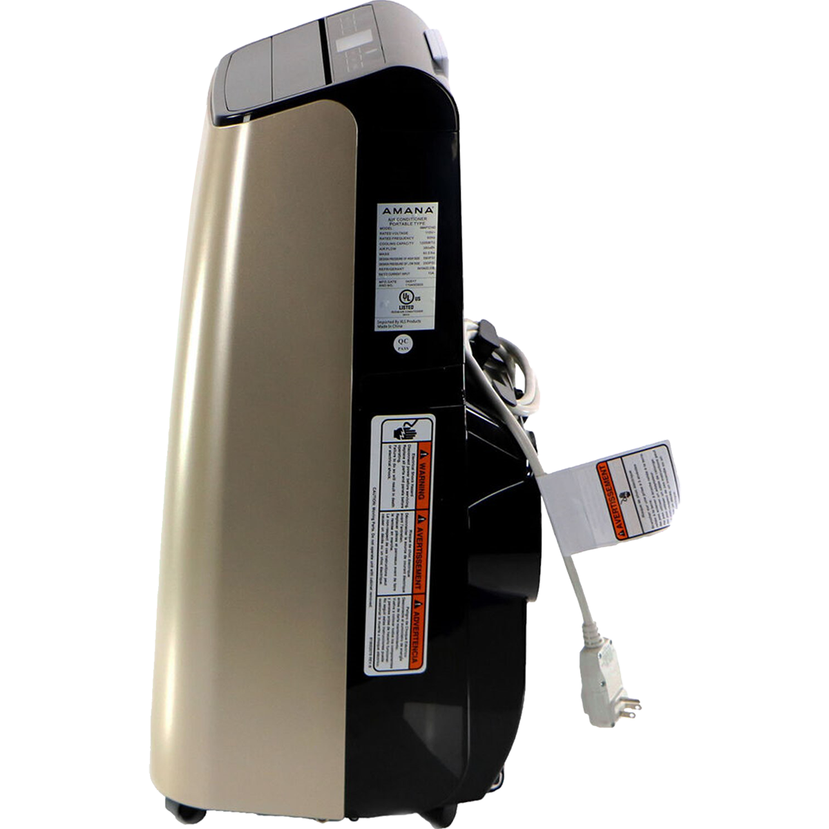 Amana P121AB Portable Air Conditioner - Left Side