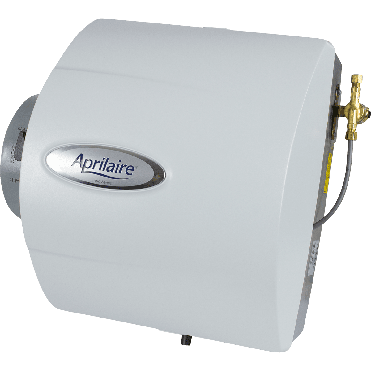Aprilaire 400 Drainless Bypass Humidifier - angled view