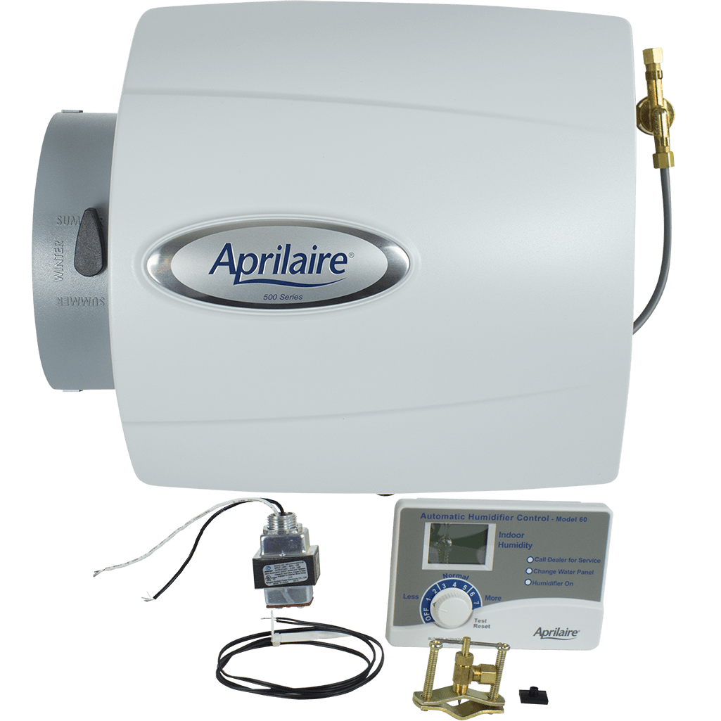 Aprilaire Model 500 Small Bypass Humidifiers - all included accessories