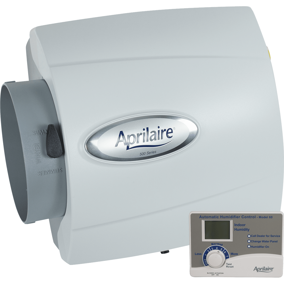 Aprilaire Model 500 Small Bypass Humidifiers - automatic model