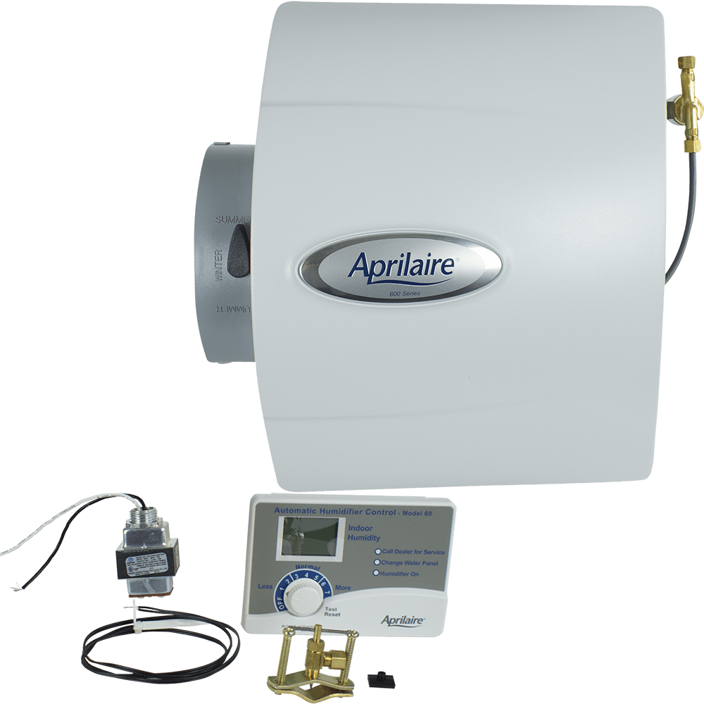 Aprilaire Model 600 Large Bypass Humidifiers - all included accessories