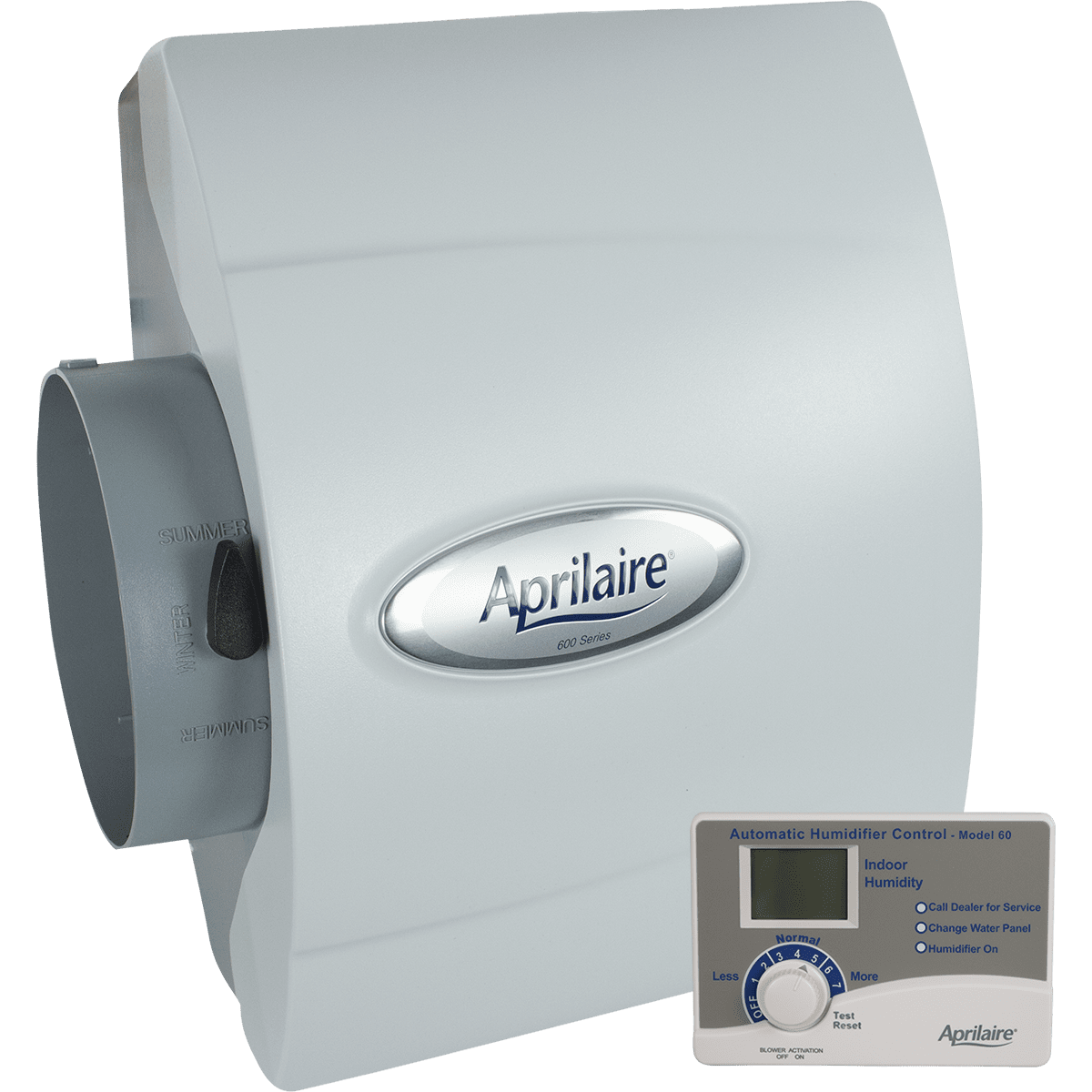 Aprilaire Model 600 Large Bypass Humidifiers - automatic model