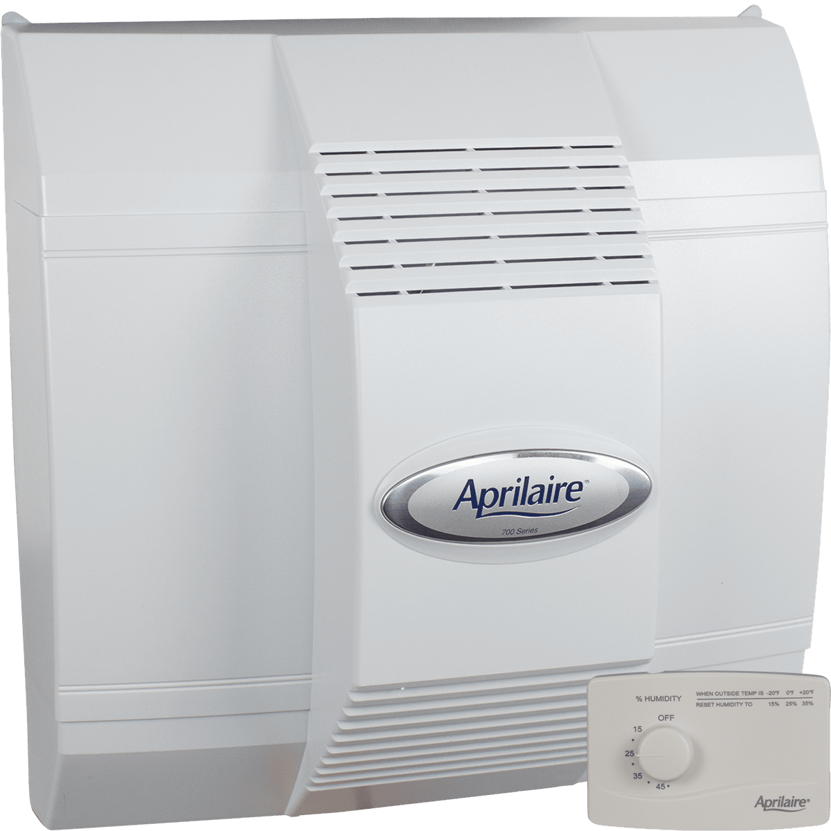 Aprilaire Model 700 Whole House Bypass Humidifiers - manual controls