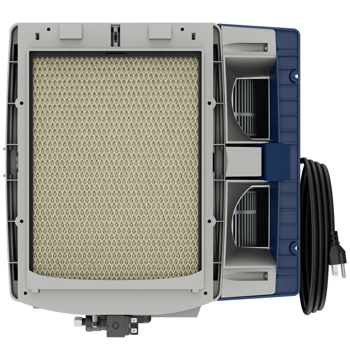 Aprilaire 720 Evaporative Humidifier w/ HydroCore - Inside