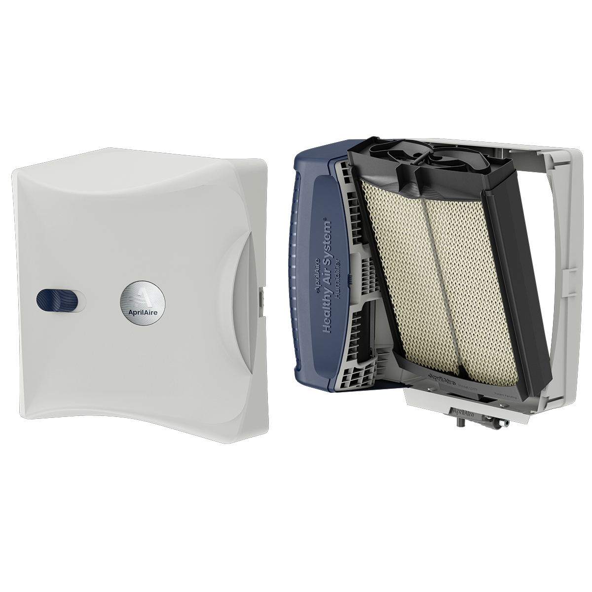 Aprilaire 720 Evaporative Humidifier w/ HydroCore - With Filter Installed