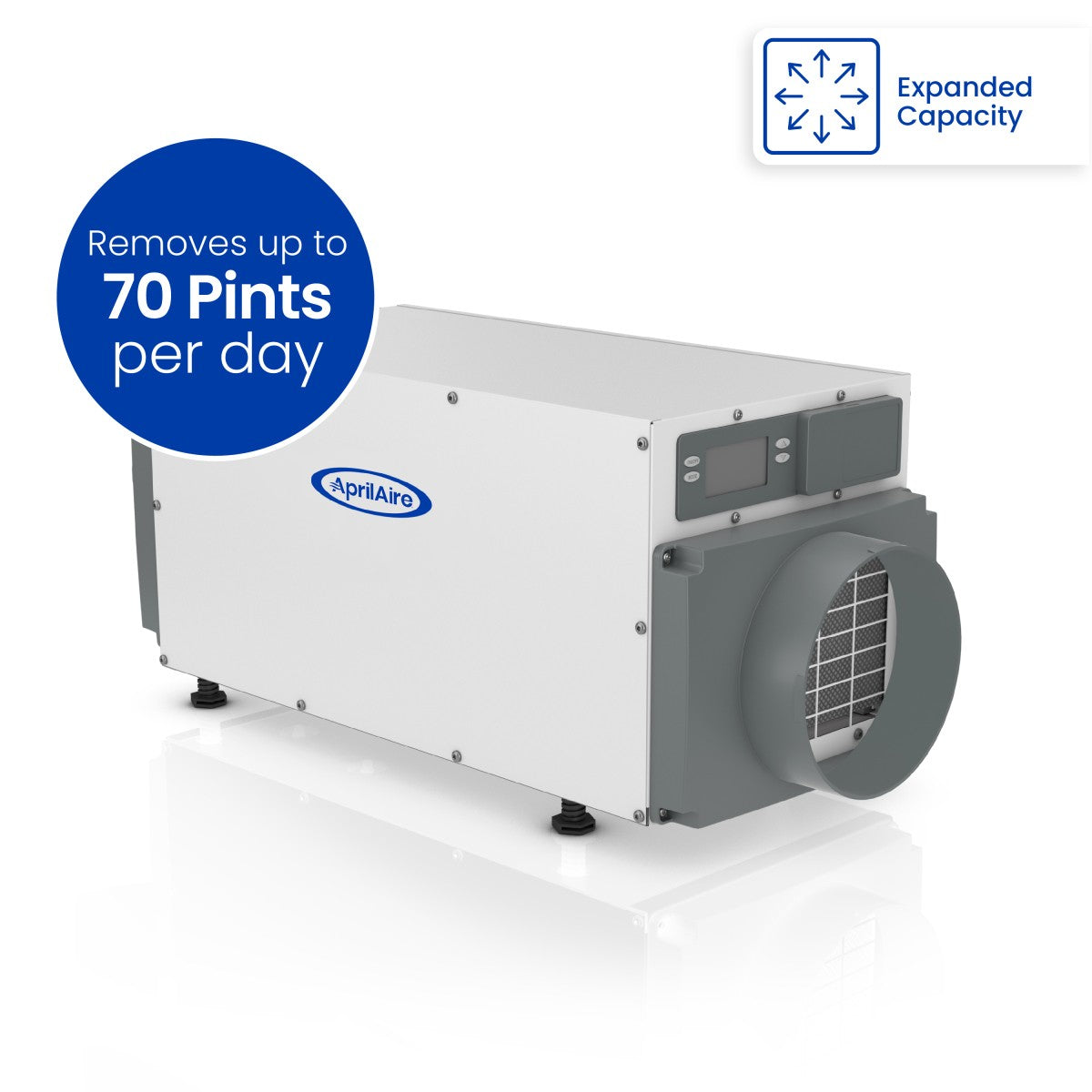 Aprilaire E070 70 Pint Dehumidifier -PPD Infographic
