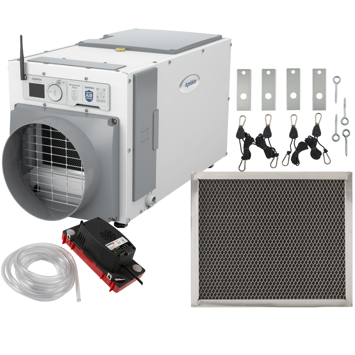 Aprilaire E080 Wi-Fi Enabled Crawlspace Dehumidifier + Basement