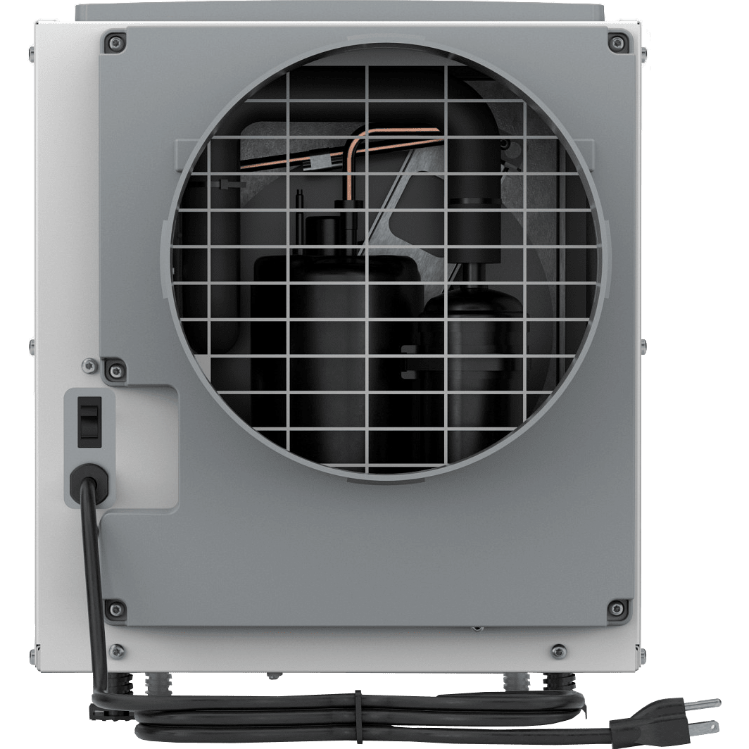 Aprilaire E080 80 Pint Energy Star Dehumidifier - Back View