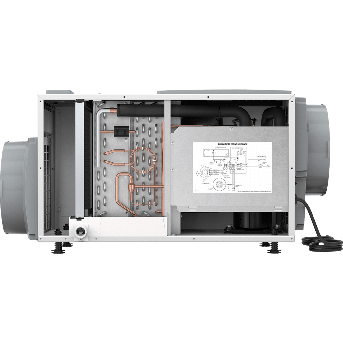 Aprilaire E080 80 Pint Energy Star Dehumidifier - Interior View