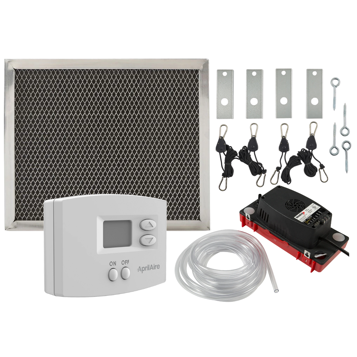 Aprilaire E080 & E100 Dehumidifier Basement Installation Package - Maiin