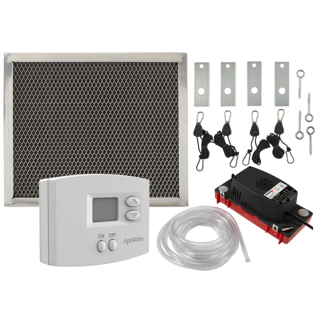 Aprilaire E080 & E100 Dehumidifier Basement Installation Package - Maiin