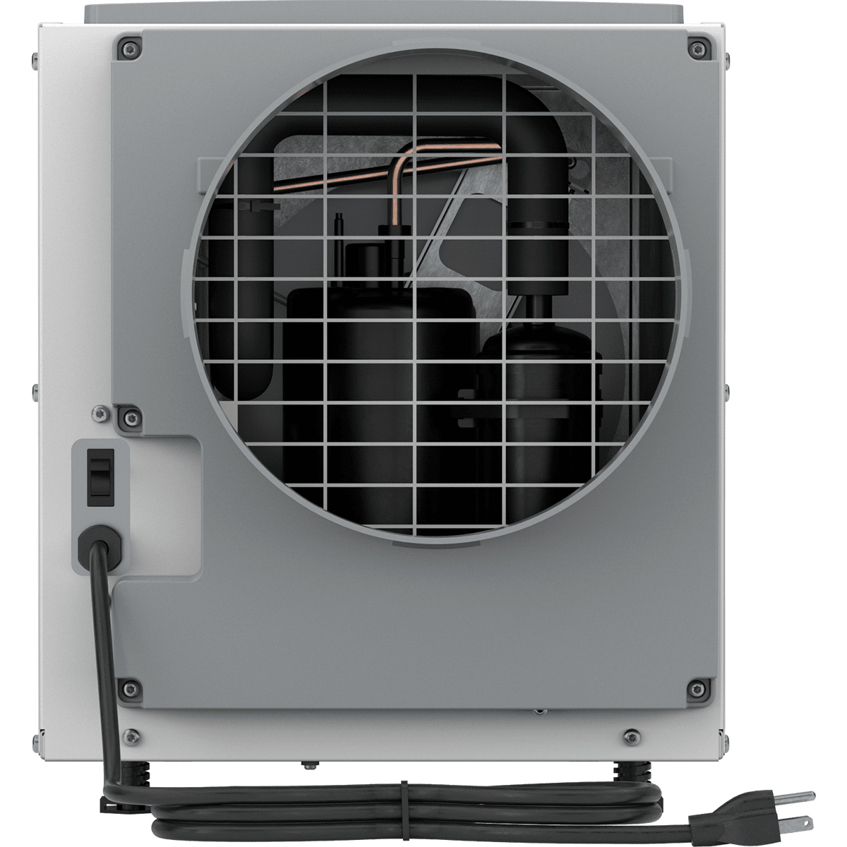 Aprilaire E100 100 Pint Energy Star Whole House Dehumidifier - Back View