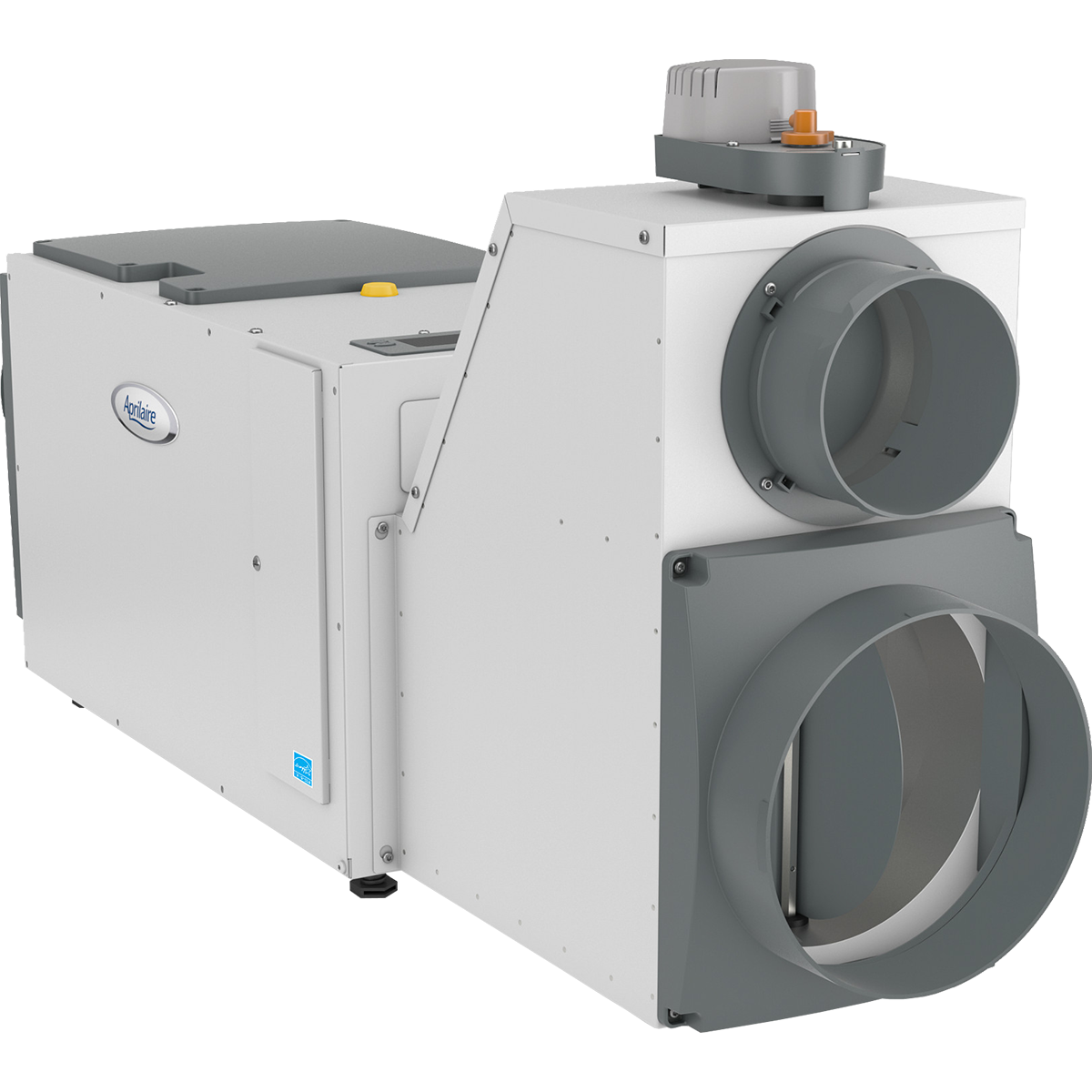 Aprilaire E100V 100 Pint Energy Star Dehumidifier for Ventilation - Left Angle View