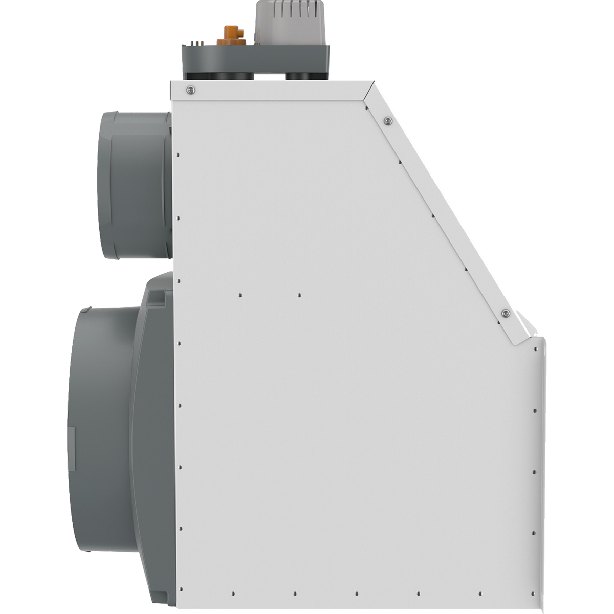 Aprilaire E100V 100 Pint Energy Star Dehumidifier for Ventilation - Side View