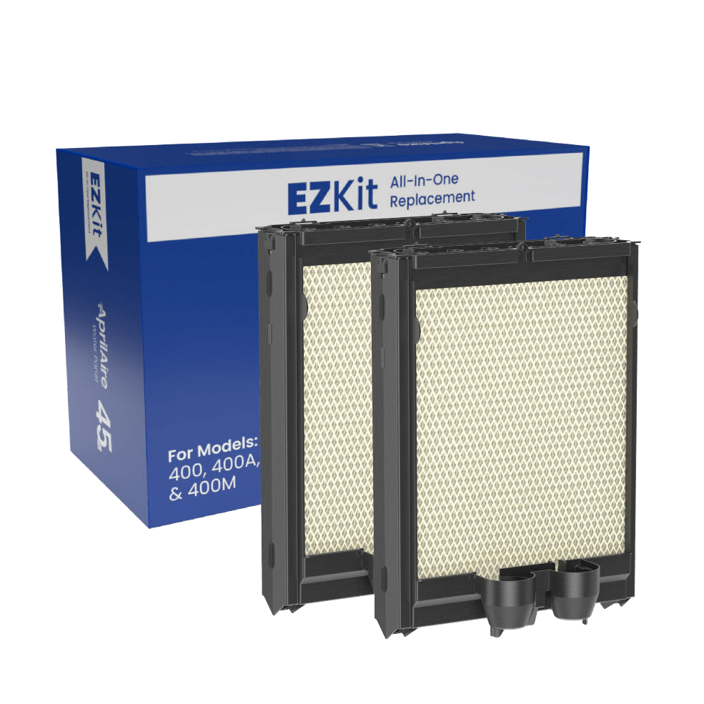 Aprilaire H445EZ1A Humidifier Filter/Water Panel Assembly Replacement Kit for Models: 400, 400A, 400M (2-pack) - Main