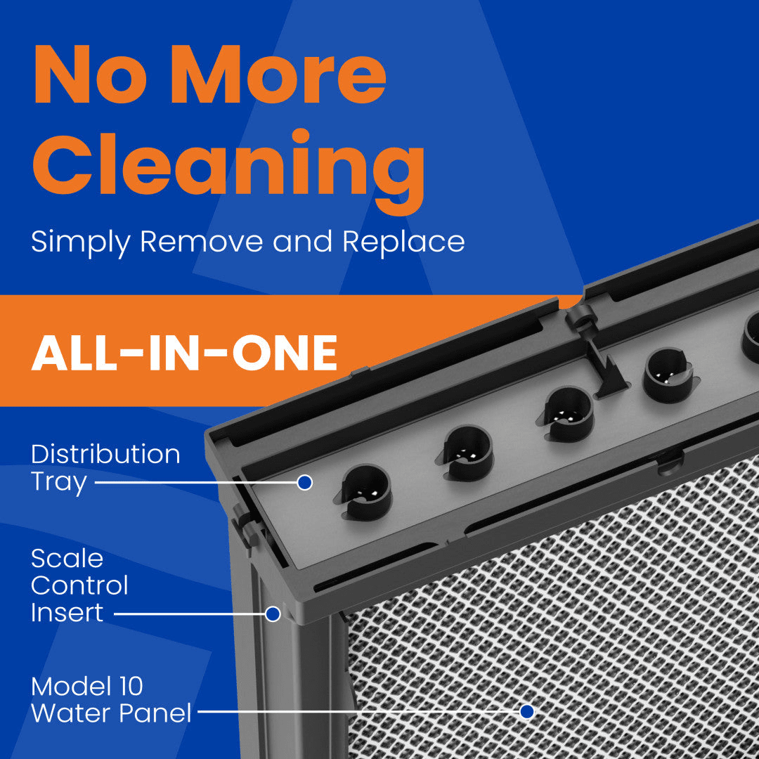 Aprilaire H510EZ1A EZKit Humidifier Filter/Water Panel Assembly Replacement Kit for Models: 500, 500A, & 500M - Infographic 2