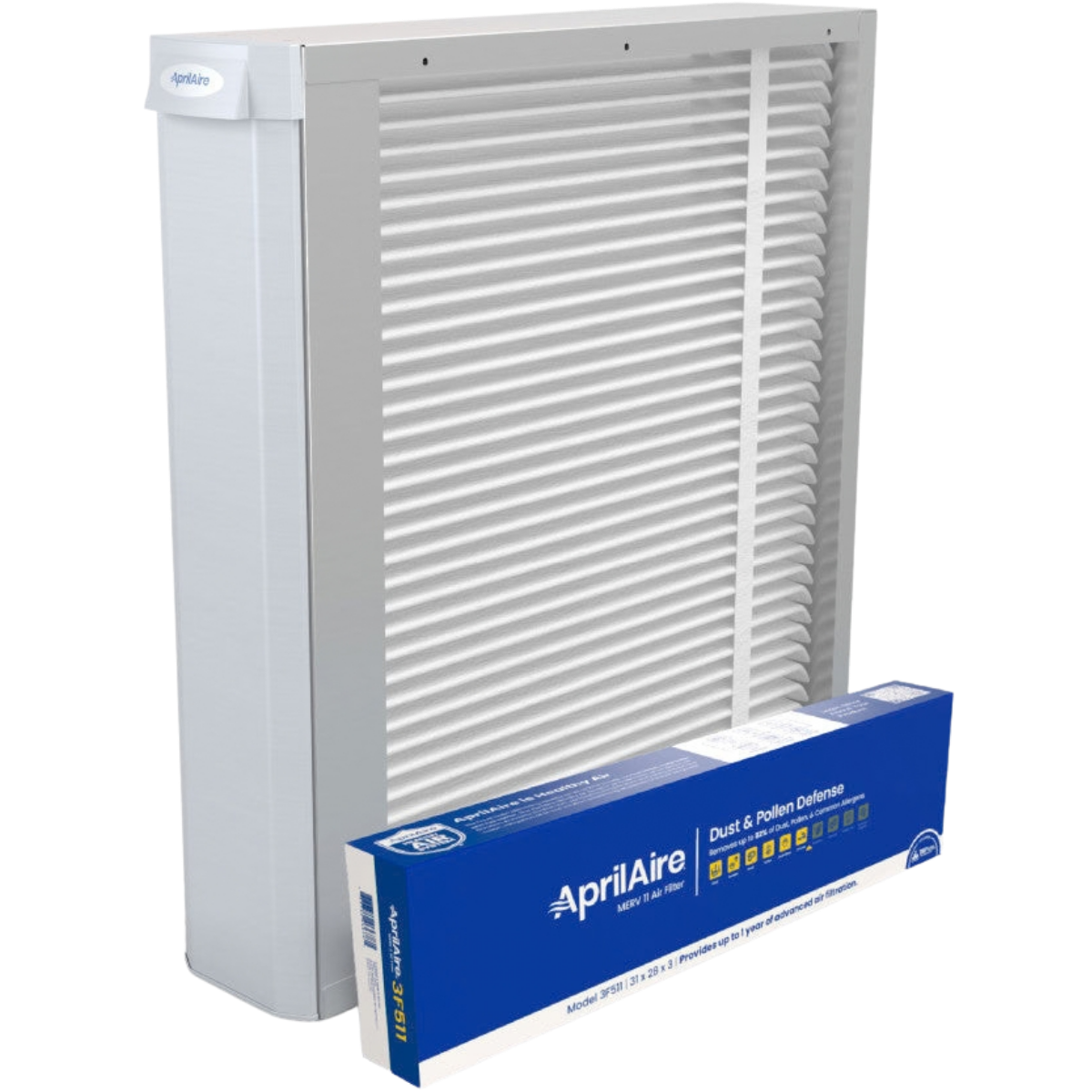 Aprilaire U151 31x28-Inch MERV 11 TriPure 3-Inch Filtration Whole House Media Air Cleaner - Main