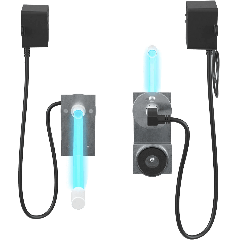 Aprilaire UV Clean Air Pair 2000 Series MERV 13 Whole House Air Cleaner - Coil Cleaner Front and Back