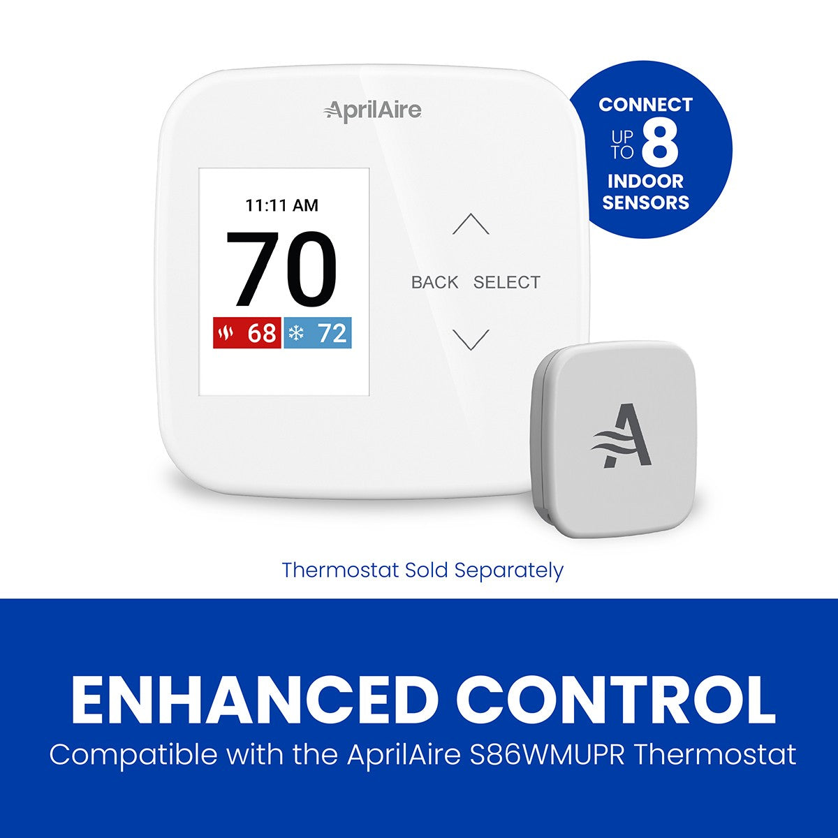 AprilAire Z10IDT Wireless Indoor Temperature and Humidity Sensor - Enhanced Control