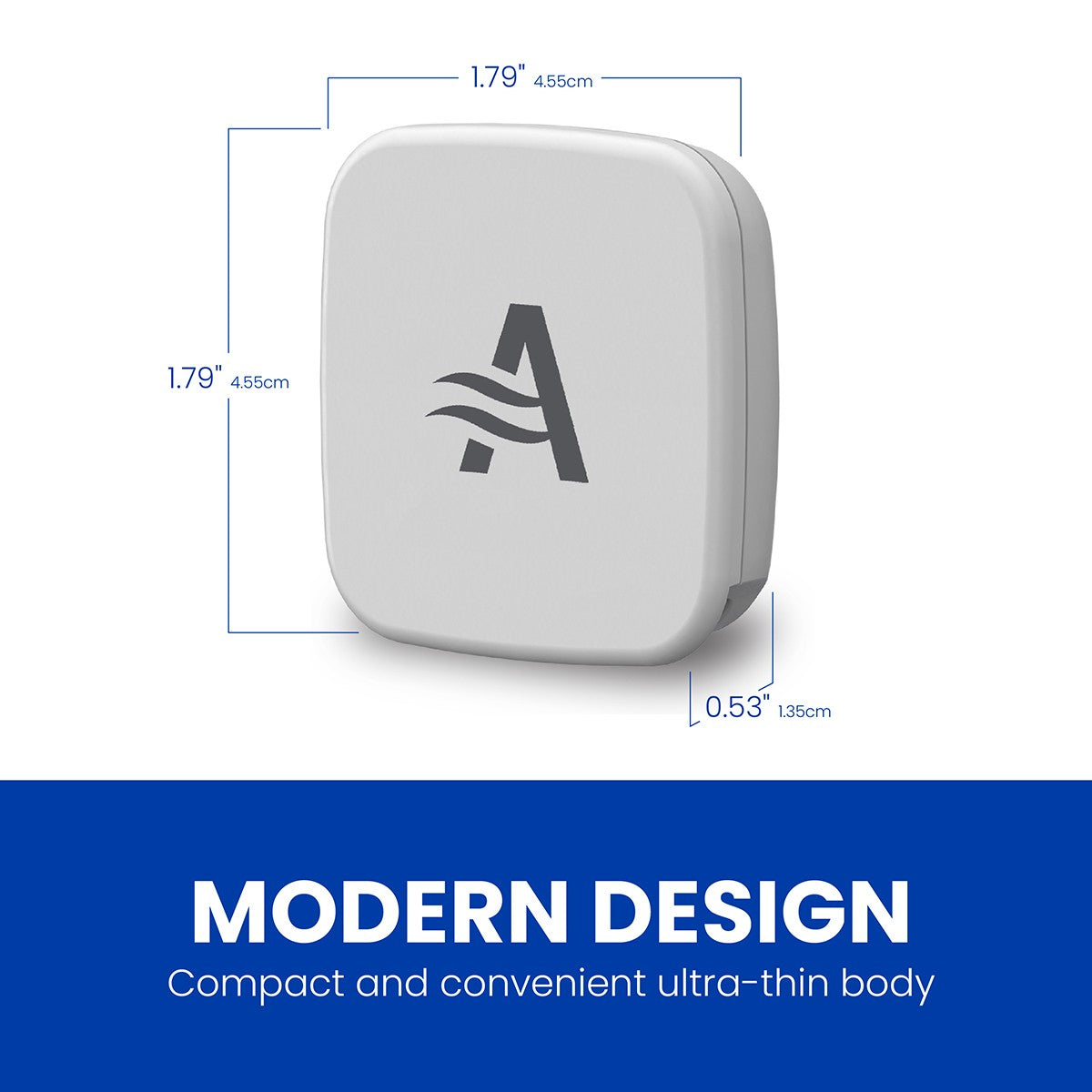 AprilAire Z10IDT Wireless Indoor Temperature and Humidity Sensor - Dimensions