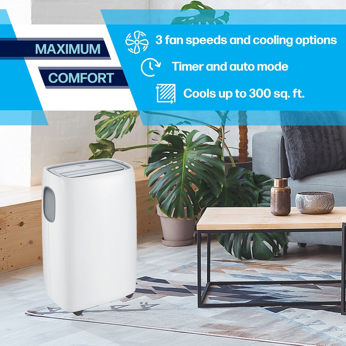 Arctic Wind 10,000 BTU Portable Air Conditioner - Graphic