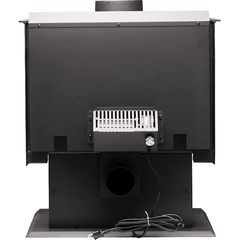 Ashley Hearth 2,500 Sq. Ft. Pedestal Wood Stove - Back