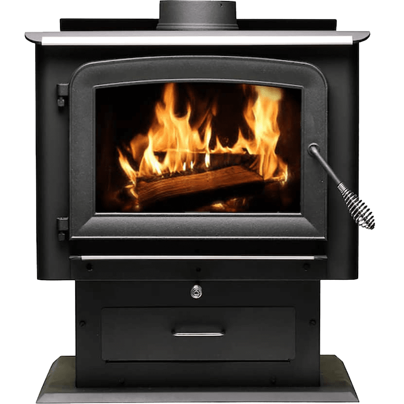 Ashley Hearth 2,500 Sq. Ft. Pedestal Wood Stove