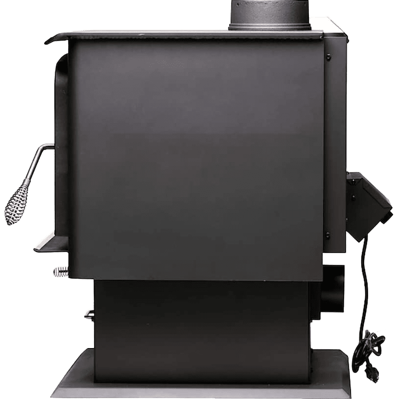 Ashley Hearth 2,500 Sq. Ft. Pedestal Wood Stove - Side