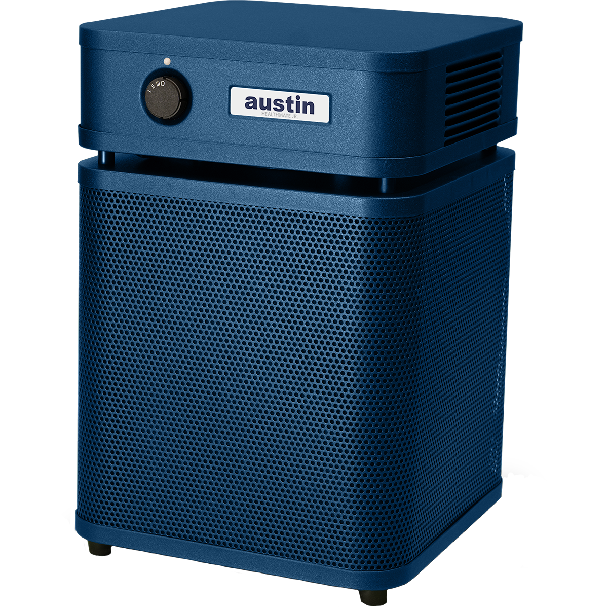 Austin Air Healthmate Jr. Air Purifier - Midnight Blue - left angle
