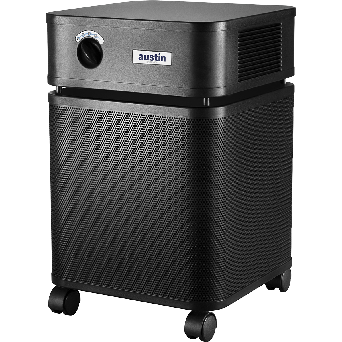 Austin Air HealthMate Plus HEPA Air Purifiers - Black - Left Angle