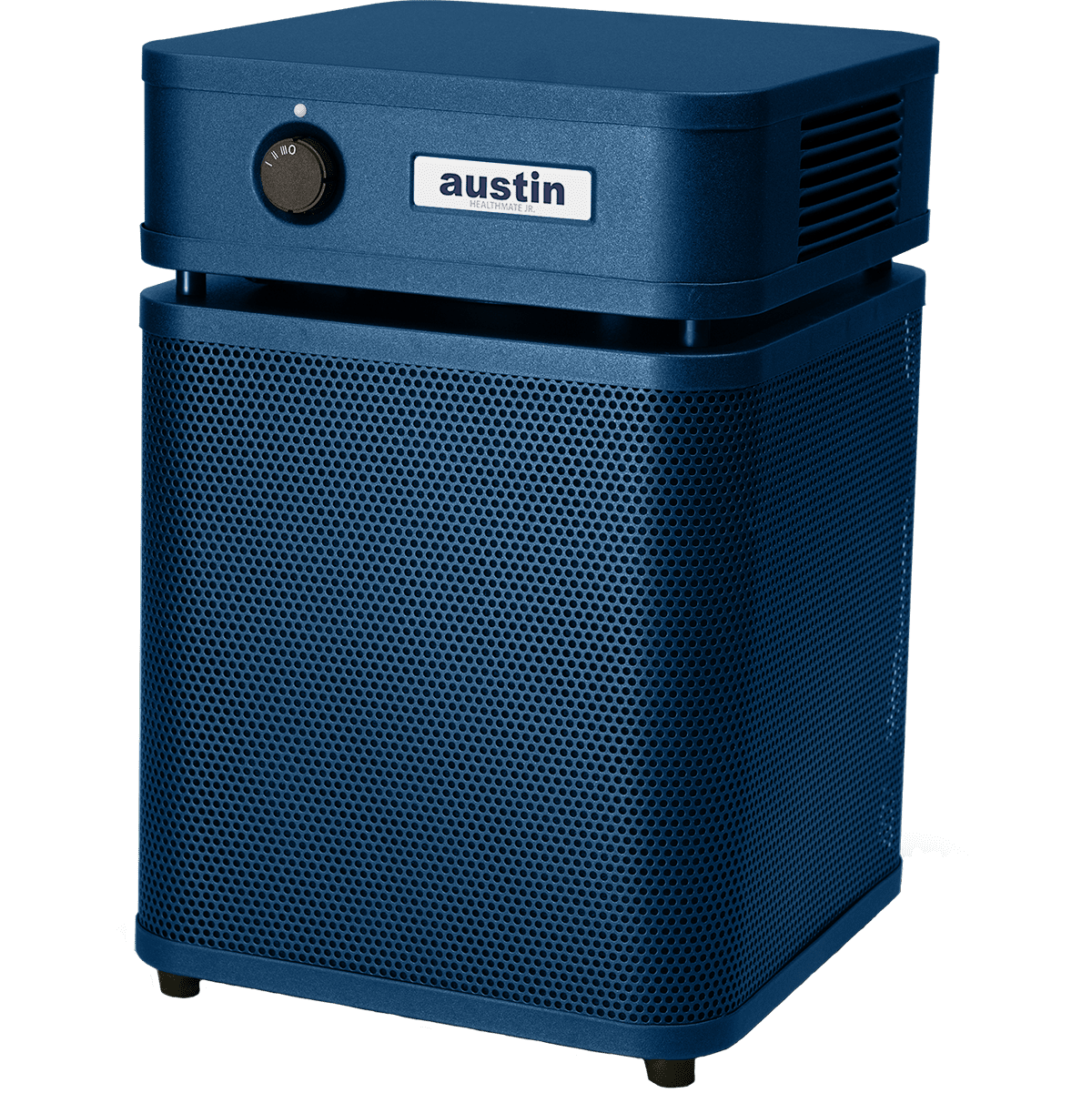 Austin Air Healthmate Plus Jr. Air Purifier - Blue - Left Angle