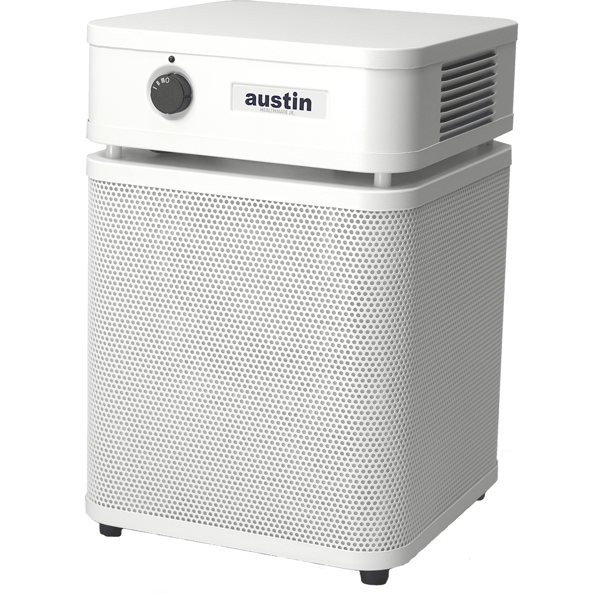 Austin Air Healthmate Plus Jr. Air Purifier - White - Left Angle