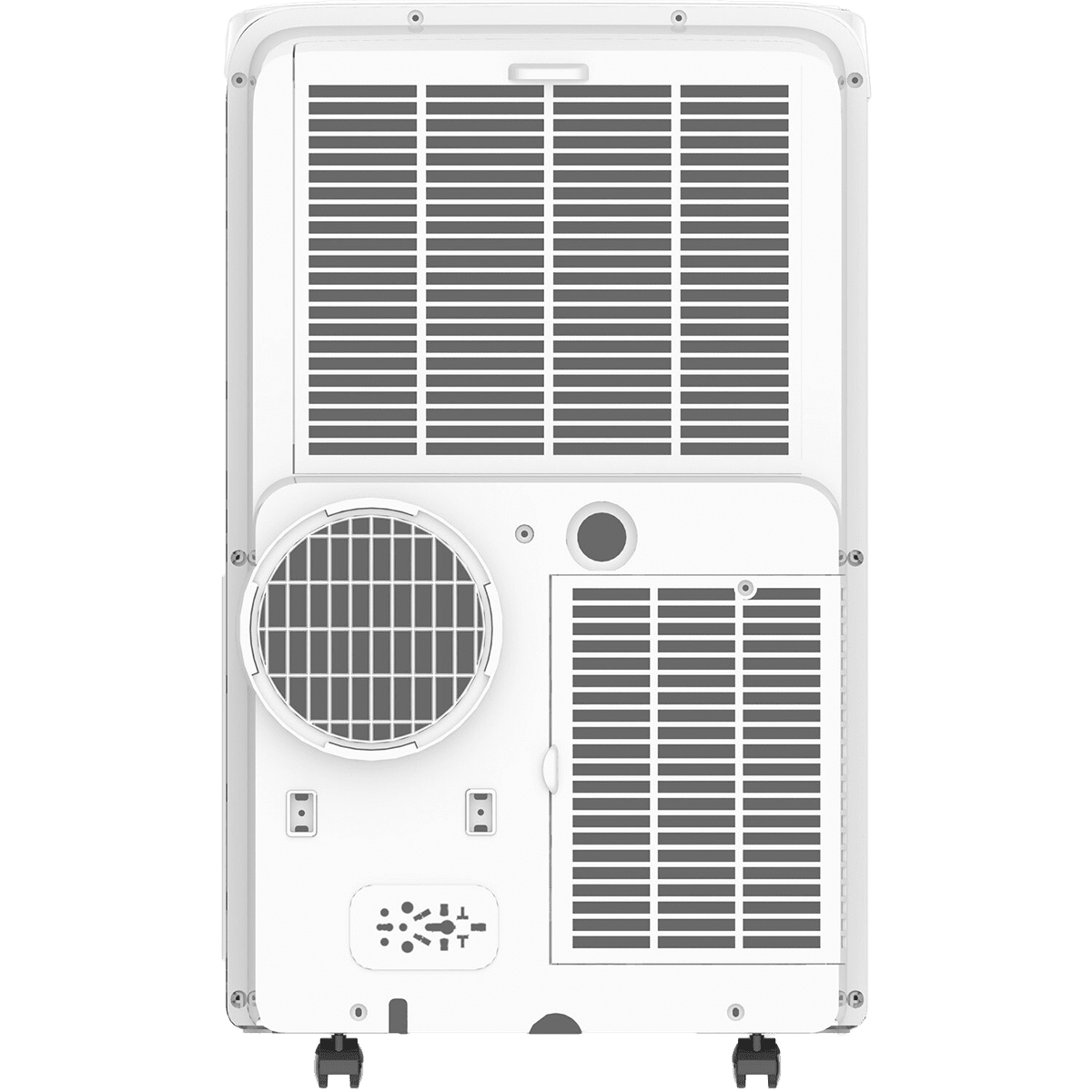 AUX 13,000 BTU Portable Air Conditioner - Back View