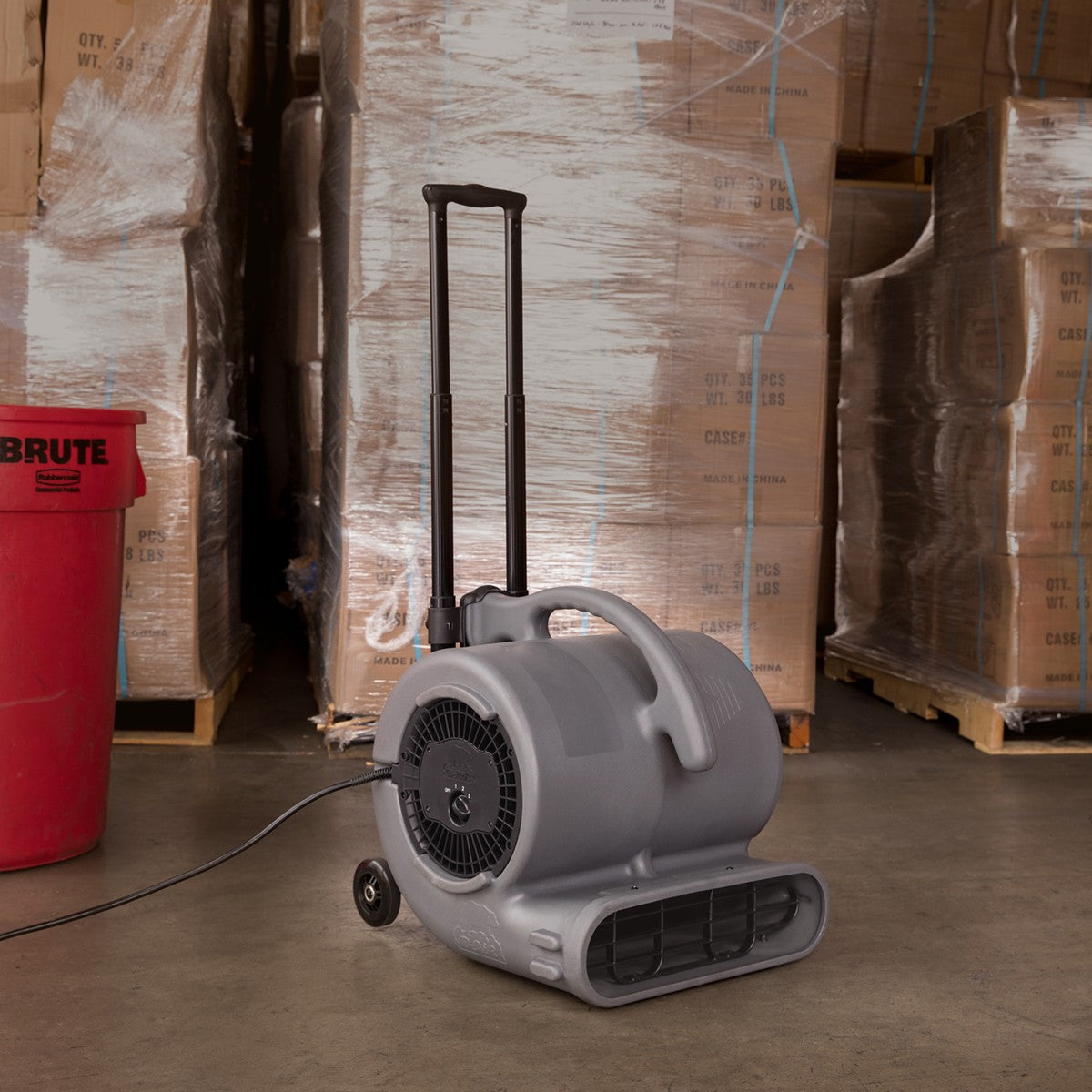 B-Air VP-50H 1/2 HP Air Mover w/ Handle and Caster Wheels